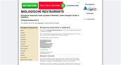 Desktop Screenshot of biologischerestaurants.nl